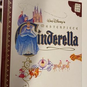 NEW Walt Disney’s Masterpiece Cinderella VHS set